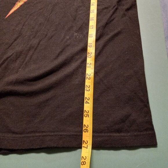 AC/DC Unlabelled Mens Black Graphic T-shirt - Picture 3 of 4